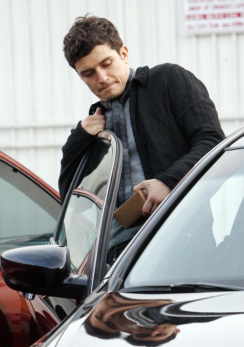 Орландо Блум в Лос Анжелесе