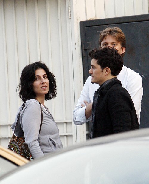 Орландо Блум в Лос Анжелесе