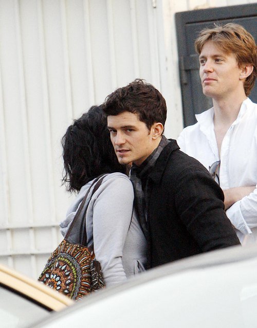 Орландо Блум в Лос Анжелесе