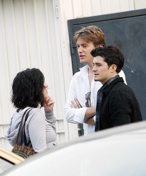 Орландо Блум в Лос Анжелесе