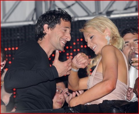 Пэрис Хилтон и Эдриан Броуди