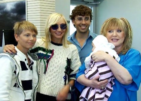 Пугачёва с внучкой