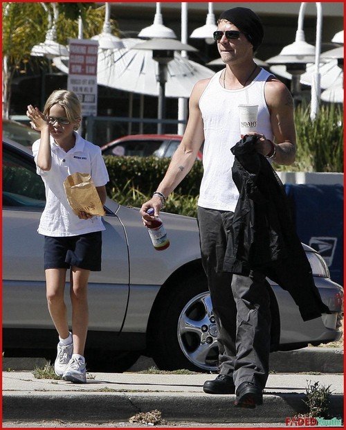 Райан Филиппи и дочка Ава