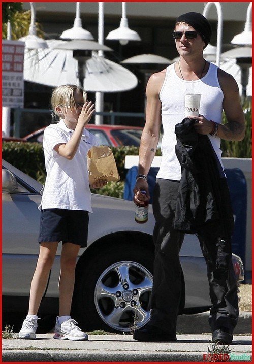 Райан Филиппи и дочка Ава