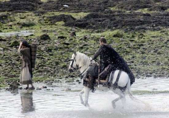 Рассел Кроу на съемках 