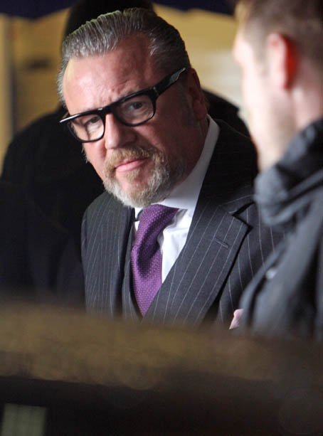 Рэй Уинстон на съемках 