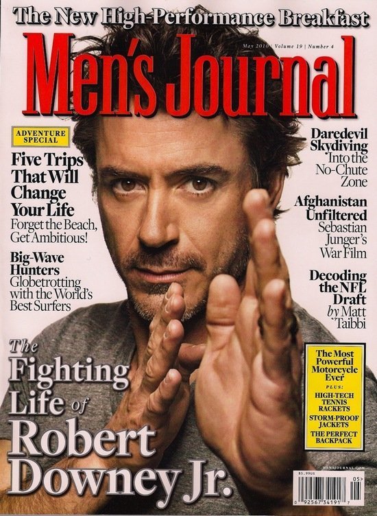 Роберт Дауни-младший для Mens Journal