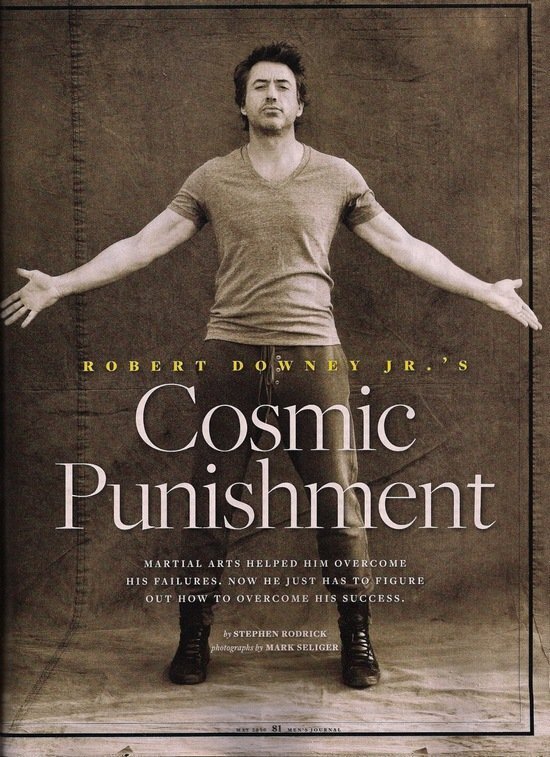 Роберт Дауни-младший для Mens Journal