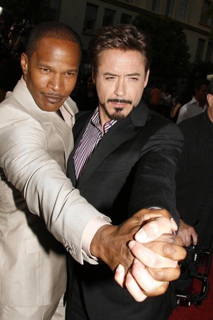 Роберт Дауни-младший и Джейми Фокс