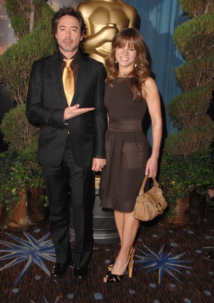 Роберт Дауни-младший с женой