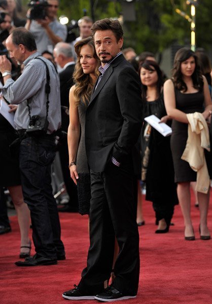 Роберт Дауни-младший с женой