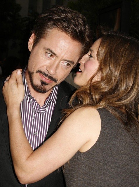 Роберт Дауни-младший с женой