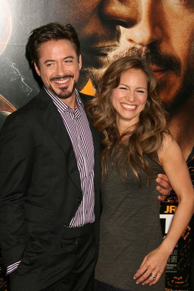 Роберт Дауни-младший с женой