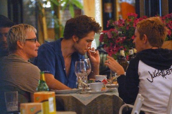 Роберт Паттинсон и Кристен Стюарт в Италии