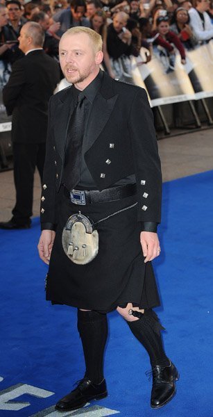 Саймон Пегг в Лондоне