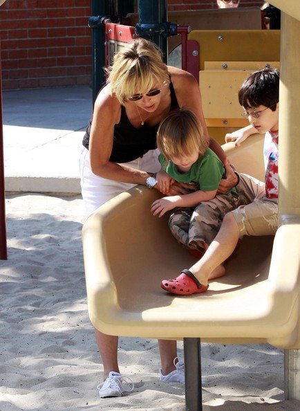 Шэрон Стоун с детьми