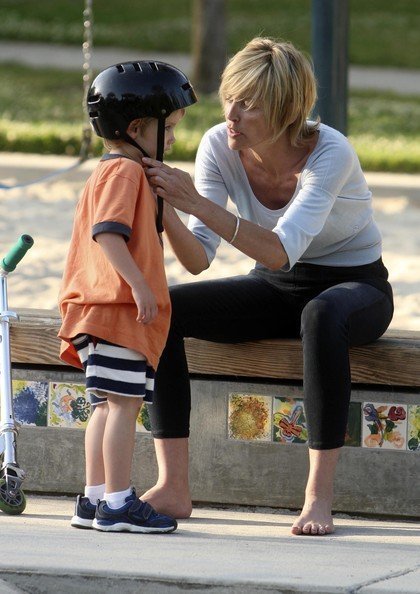 Шэрон Стоун с сыном