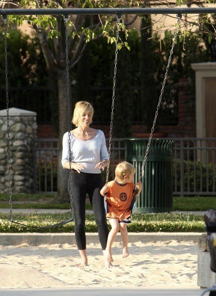 Шэрон Стоун с сыном