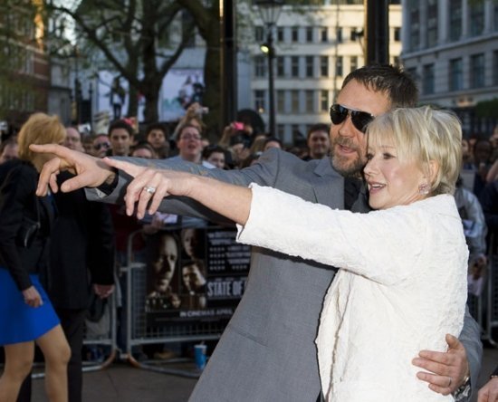 Хелен Миррен и Рассел Кроу