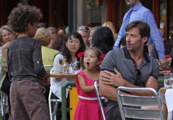 Хью Джекман и дети