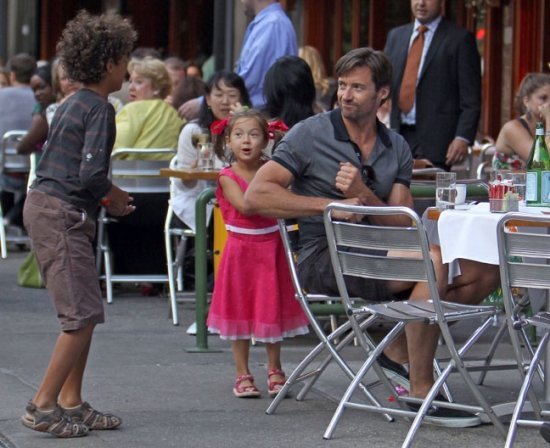 Хью Джекман и дети