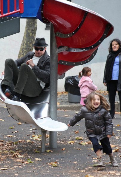 Хью Джекман с детьми