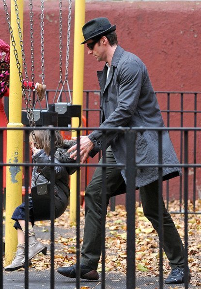 Хью Джекман с детьми