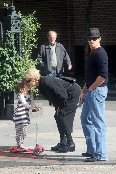 Хью Джекман с детьми