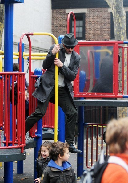 Хью Джекман с детьми