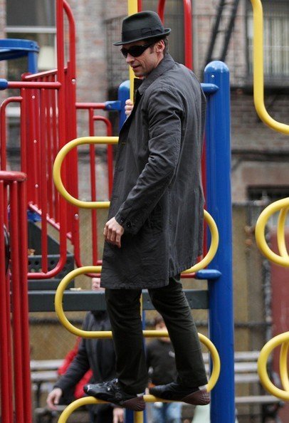 Хью Джекман с детьми