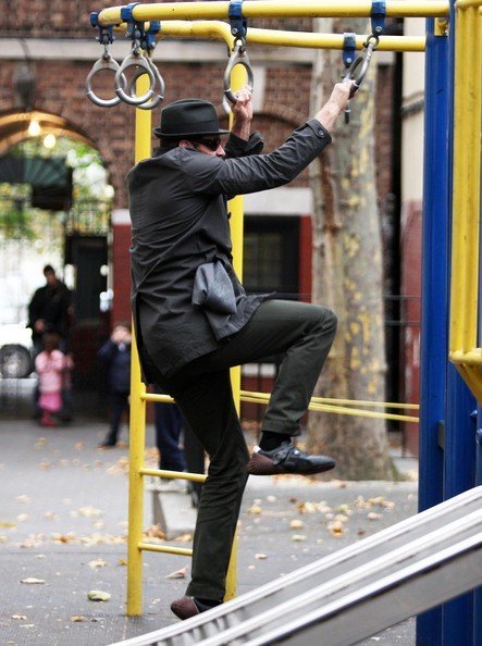 Хью Джекман с детьми