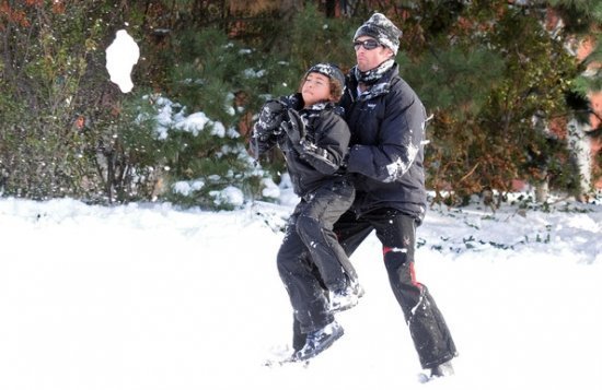 Хью Джекмен и дети