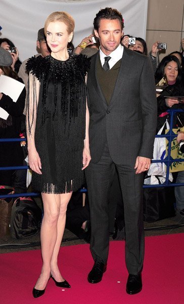 Хью Джекмен и Николь Кидман на премьере