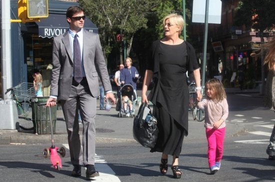 Хью Джекмен с семьей