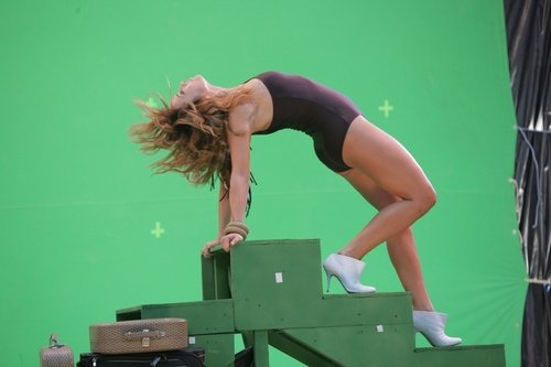 Жанна Фриске снимает клип 