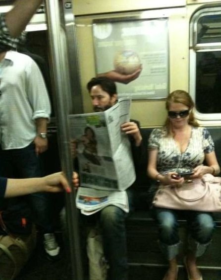 Звезды в метро