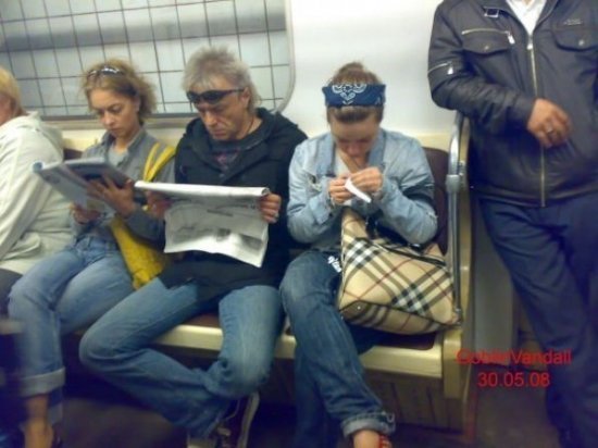 Звезды в метро