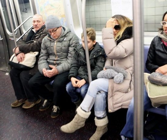 Звезды в метро