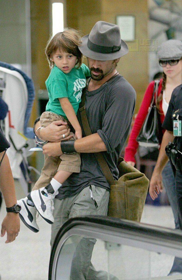Colin Farrell - proud father
