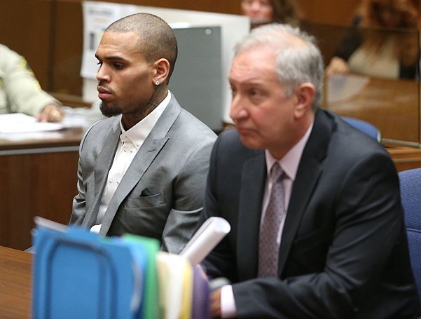 Chris Brown Court Hearing - Los Angeles, CA