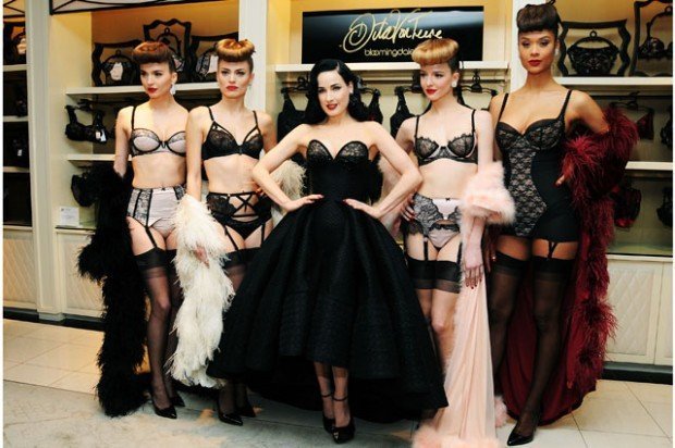 Dita Von Teese Lingerie Collection Launch