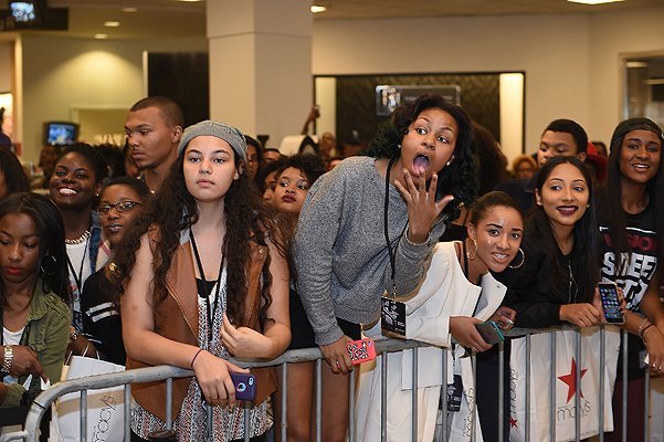 Rihanna Meets With Fans At ROGUE MAN Fragrance Launch