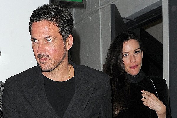 Nick Grimshaw celebrates his birthday with friends at Shoreditch House Featuring: Dave Gardner,Liv Tyler Where: London, United Kingdom When: 15 Aug 2014 Credit: WENN.com