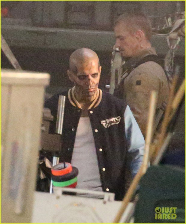 Will Smith, Margot Robbie, Jay Hernandez, Adam Beach, Adewale Akinnuoye-Agbaje, Jai Courtney and Karen Fukuhara seen on the sets of Suicide Squad