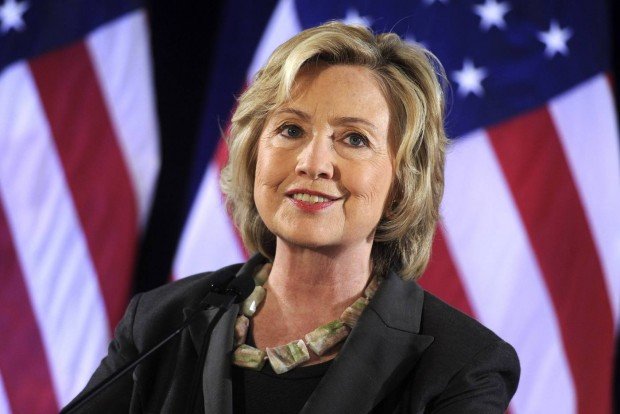 Democratic presidential frontrunner Hillary Clinton speaks at New York Universitys Kaufman Management Center on July 24, 2015 in New York City 