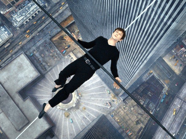 Philippe Petite (Joseph Gordon-Levitt) in TriStar Pictures' THE WALK. 