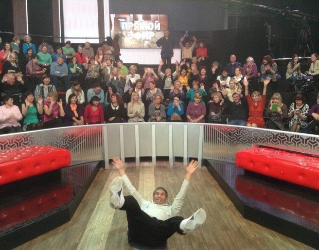 Бари Алибасов в студии Прямого эфира