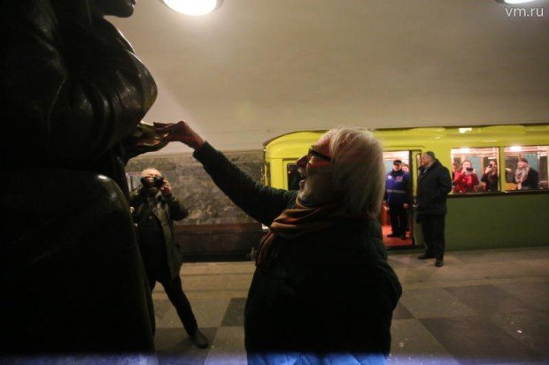 Пьер Ришар в метро