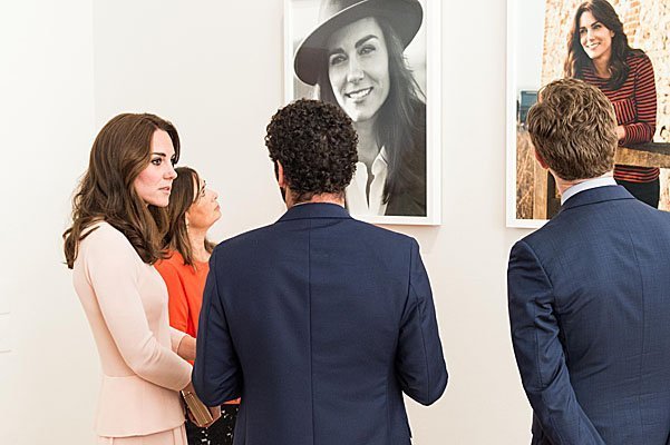 The Duchess Of Cambridge Visits The "Vogue 100: A Century Of Style" Exhibition