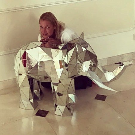 Анастасии Волочковой получила в подарок слона